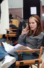 ZOEY DEUTCH on the Set of Not Okay in New York 08/08/2021