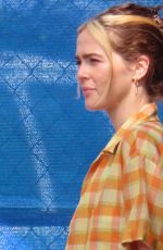 ZOEY DEUTCH on the Set of Not Okay in New York 08/10/2021