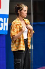 ZOEY DEUTCH on the Set of Not Okay in New York 08/10/2021