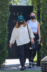 ADDISON RAE and MADDIE ZIEGLER  at Pilates Class in West Hollywood 09/19/2021
