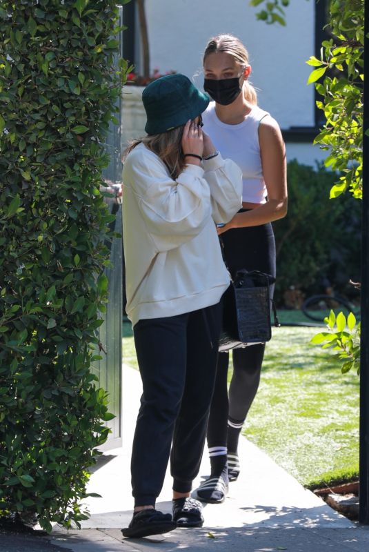 ADDISON RAE and MADDIE ZIEGLER  at Pilates Class in West Hollywood 09/19/2021