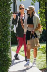 ADDISON RAE and OLIVIA CULPO Leaves Forma Pilates in Los Angeles 09/22/2021