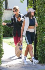 ADDISON RAE and OLIVIA CULPO Leaves Forma Pilates in Los Angeles 09/22/2021