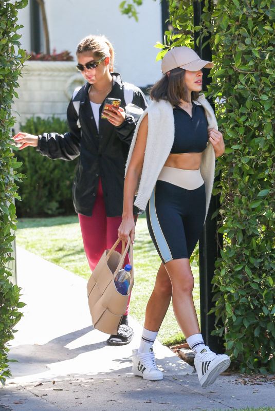 ADDISON RAE and OLIVIA CULPO Leaves Forma Pilates in Los Angeles 09/22/2021