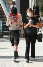 ADDISON RAE and Omer Fedi Out for Ice Cream in Los Angeles 09/02/2021