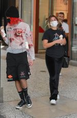 ADDISON RAE and Omer Fedi Out for Ice Cream in Los Angeles 09/02/2021