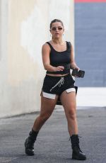 ADDISON RAE Arrives at a Studio in Los Angeles 09/03/2021