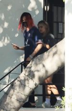 ADDISON RAE Leaves a Hair Salon in West Hollywood 09/17/2021