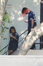 ADDISON RAE Leaves a Hair Salon in West Hollywood 09/17/2021