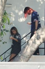 ADDISON RAE Leaves a Hair Salon in West Hollywood 09/17/2021