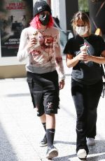 ADDISON RAE Out for Ice Cream in Century City 09/04/2021