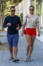 ALESSANDRA AMBROSIO and Richard Lee Out in Los Angeles 09/19/2021