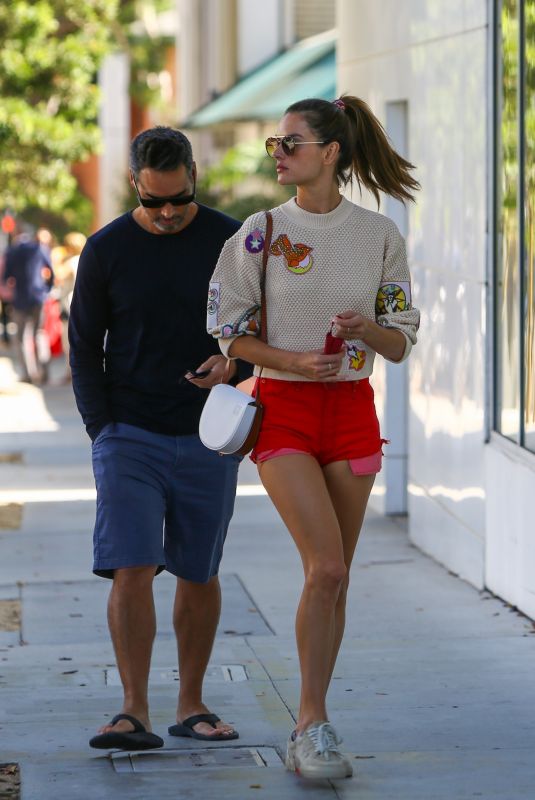 ALESSANDRA AMBROSIO and Richard Lee Out in Los Angeles 09/19/2021