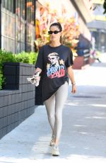 ALESSANDRA AMBROSIO Heading to Pilates Class in Santa Monica 09/21/2021