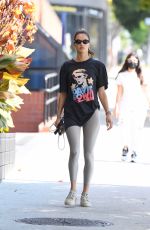 ALESSANDRA AMBROSIO Heading to Pilates Class in Santa Monica 09/21/2021