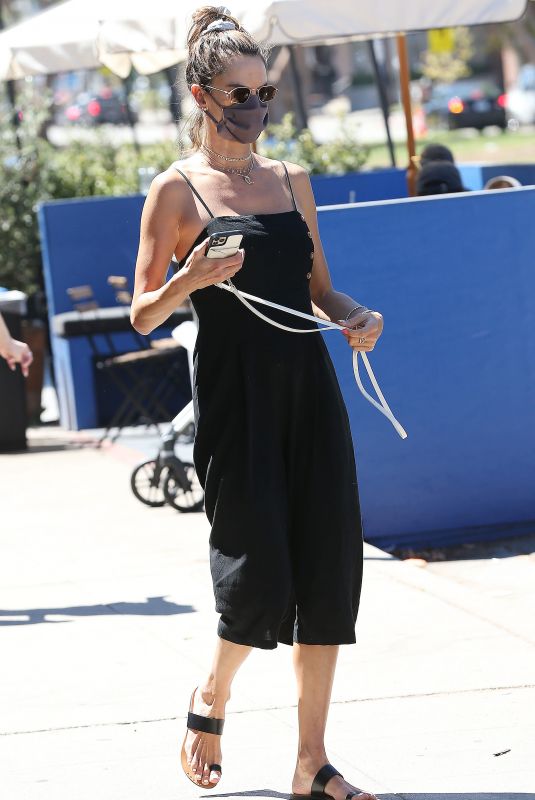 ALESSANDRA AMBROSIO Out and About in Santa Monica 09/04/2021