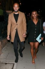 ALEXANDRA BURKE Night Out in London 09/09/2021