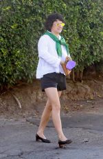ALIA SHWKAT Out for Lunch in Los Angeles 09/25/2021