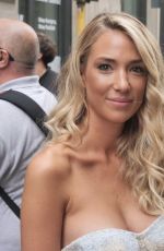 ALICE CAMPELLO Arrives at Ermanno Scervino Show at Milan Fashion Week 09/25/2021
