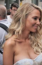ALICE CAMPELLO Arrives at Ermanno Scervino Show at Milan Fashion Week 09/25/2021