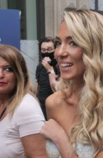 ALICE CAMPELLO Arrives at Ermanno Scervino Show at Milan Fashion Week 09/25/2021