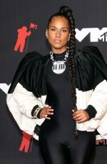 ALICIA KEYS at 2021 MTV Video Music Awards in Brooklyn 09/12/2021