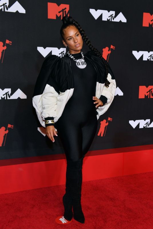 ALICIA KEYS at 2021 MTV Video Music Awards in Brooklyn 09/12/2021