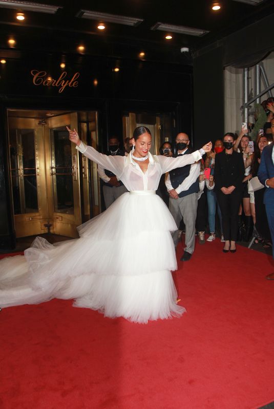 ALICIA KEYS Heading to Met Gala 2021 in New York 09/13/2021