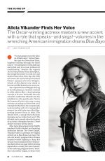 ALICIA VIKANDER in Entertainment Weekly, October 2021