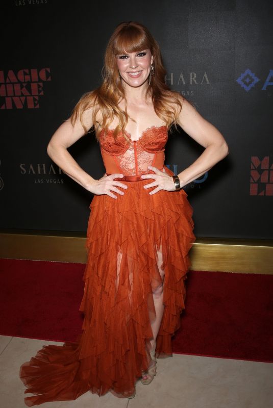 ALISON FAULK at Magic Mile Live Opening at Magic Mike Theater in Las Vegas 09/25/2021