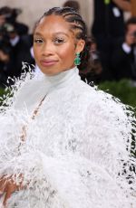 ALLYSON FELIX at 2021 Met Gala in New York 09/13/2021