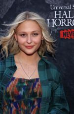 ALYVIA ALYN LIND at Halloween Horror Nights Opening Night at Universal Studios 09/09/2021