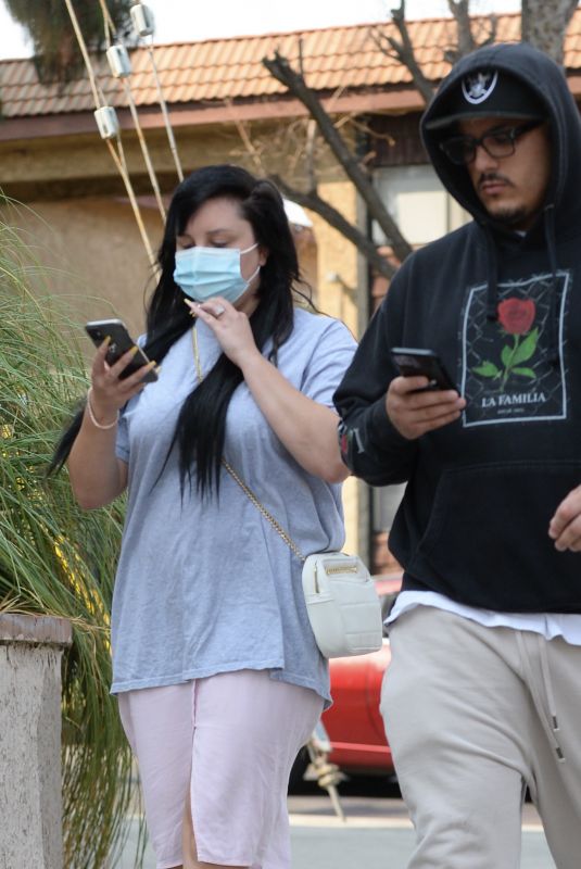 AMANDA BYNES and Paul Michael Out in Los Angeles 09/25/2021
