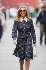 AMANDA HOLDEN Arrives at Heart Radio in London 09/10/2021
