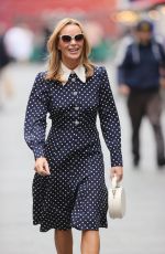 AMANDA HOLDEN Arrives at Heart Radio in London 09/10/2021