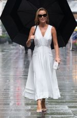 AMANDA HOLDEN at Global Radio in London 09/14/2021