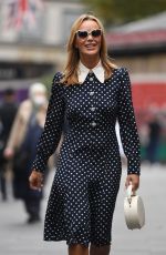 AMANDA HOLDEN at Global Radio Studios in London 09/10/2021