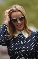 AMANDA HOLDEN at Global Radio Studios in London 09/10/2021