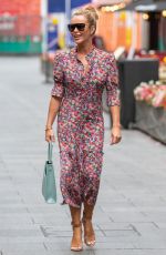 AMANDA HOLDEN Leaves Breakfast Show in London 09/09/2021
