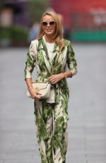 AMANDA HOLDEN Out in a Floral Jumpsuit in London 09/23/2021
