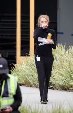 AMANDA SEYFRIED as Elizabeth Holmes on the Set of The Dropout in Los Angeles 08/31/2021