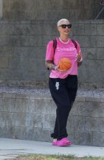 AMBER ROSE Out and About in Los Angeles 09/17/2021