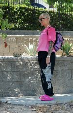 AMBER ROSE Out and About in Los Angeles 09/17/2021