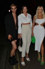 AMBER TURNER, CHLOE BROCKETT, CGLOE MEADOWS and COURTNEY GREEN Celebrate Chloe Meadows Birthday at The Siding Bar in London 09/25/2021
