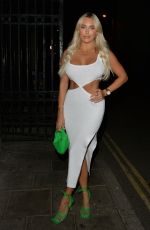 AMBER TURNER, CHLOE BROCKETT, CGLOE MEADOWS and COURTNEY GREEN Celebrate Chloe Meadows Birthday at The Siding Bar in London 09/25/2021