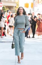 AMELIA HAMLIN Out at New York Fashion Week 09/11/2021