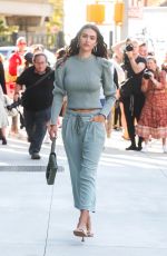 AMELIA HAMLIN Out at New York Fashion Week 09/11/2021