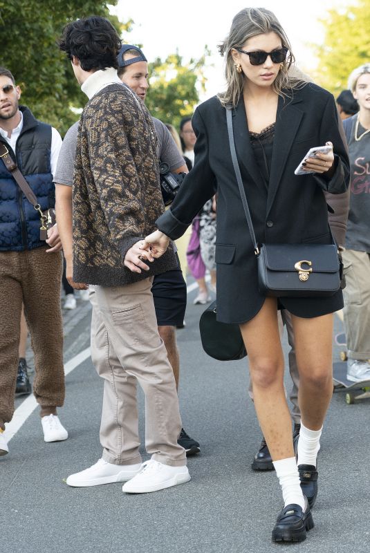 AMELIE ZILBER at Arrives Coach Show at New York Fashion Week 09/10/2021