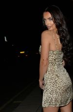 AMY DAY Arrives at Novikov in London 09/11/2021