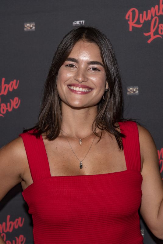 ANDREA LACOSTE at Rumba Love Premiere at Landmark Theater in Los Angeles 09/22/2021
